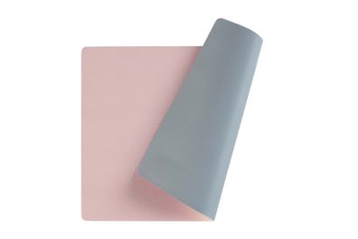 Tischset Loreto Leder Duo 30x43 cm rose/ hellblau