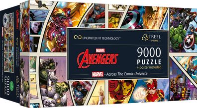 Trefl 81022 Marvel - Across the Comic Universe 9000 Teile Puzzle