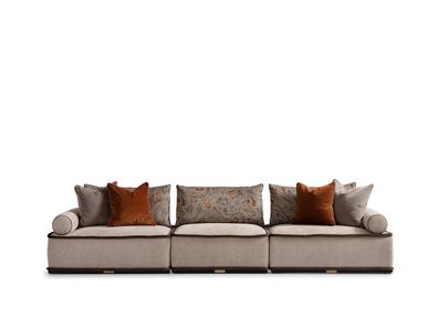 Viersitzer Sofa 4 Sitzer Couch Stoffsofa Polstersofa Moderne Grau