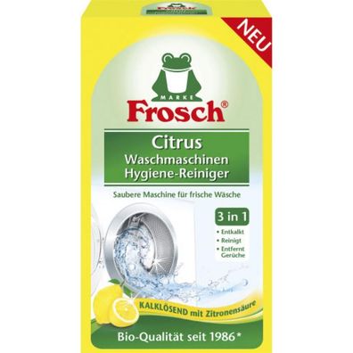 34,96EUR/1kg Frosch Waschmaschinen Hygiene-Reiniger 250g 3in1 Kalkl?send