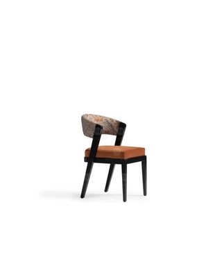 Küchenstühle Esszimmerstühle Stuhl Set 6tlg Stühle Orange Gruppe Holz