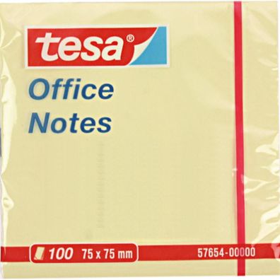 Haftnotizen TESA 75x75mm Office Notes 100 Blatt Post it