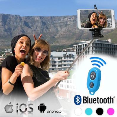 Selfie Monopod mit Bluetooth Fernbedienung - Wei?