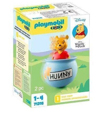 Playmobil Set mit Figur 1.2.3 Disney 71318 Winnie the Pooh Honigtopf