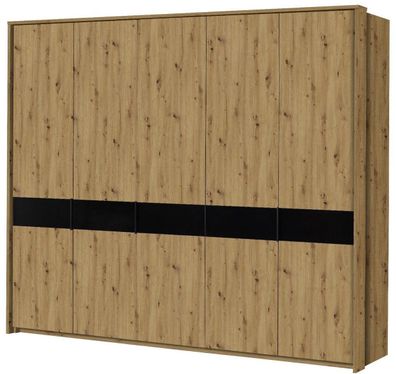 Kleiderschrank PERU 255x217x61 cm Schiebtürenschrank 4 Kleiderstange