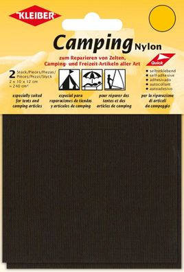 Kleiber Camping-Nylon-Reparatur Dunkelbraun Camping Outdoor Stoff Zelt