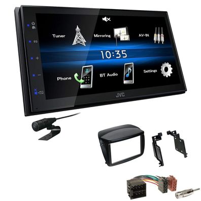 JVC 2 DIN Digital Autoradio Bluetooth USB für Opel Combo ab 2012 schwarz