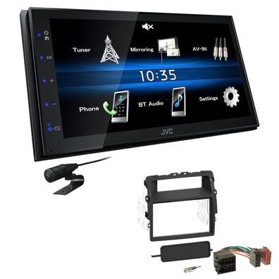 JVC 2 DIN Digital Autoradio Bluetooth USB für Opel Vivaro Facelift 2011-2014