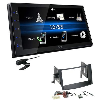 JVC 2 DIN Digital Autoradio Bluetooth USB für Subaru Legacy V 2009-2014 schwarz