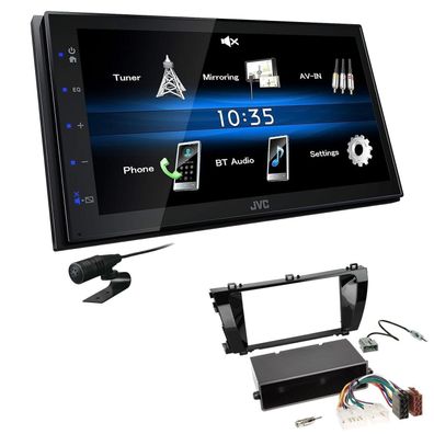 JVC 2 DIN Digital Autoradio Bluetooth USB für Toyota Corolla Stufenheck ab 2014
