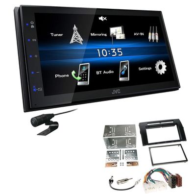 JVC 2 DIN Digital Autoradio Bluetooth USB für Toyota Corolla Verso schwarz