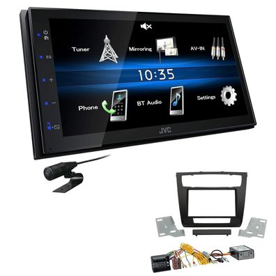 JVC 2 DIN Digital Autoradio Bluetooth für BMW 1er automatische Klima mit Canbus