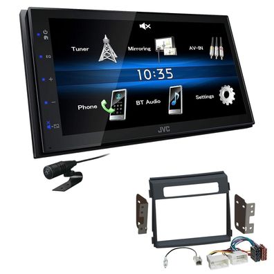 JVC 2 DIN Digital Autoradio Bluetooth für KIA Soul Facelift 2011-2014 schwarz