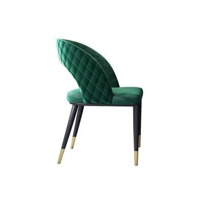 Esszimmerstühle Wohnzimmer Grün stilvolle Stuhl mit Holzbeinen Modern