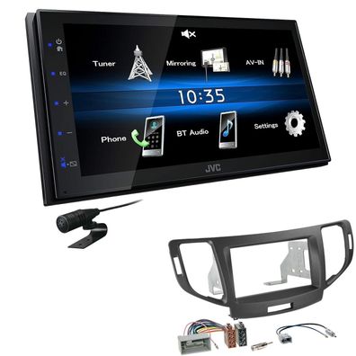 JVC 2 DIN Digital Autoradio Bluetooth USB für Honda Accord VIII Facelift