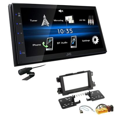 JVC 2 DIN Digital Autoradio Bluetooth USB für Mazda 6 2013-2015 schwarz