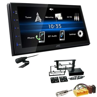 JVC 2 DIN Digital Autoradio Bluetooth USB für Mazda CX-9 2007-2015 schwarz