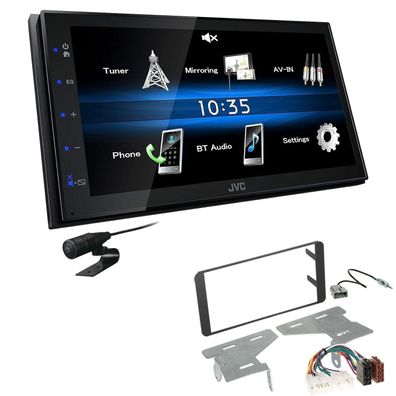 JVC 2 DIN Digital Autoradio Bluetooth USB für Subaru BRZ ab 2012 schwarz