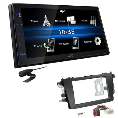 JVC 2 DIN Digital Autoradio Bluetooth USB für Suzuki Celerio ab 2014 schwarz