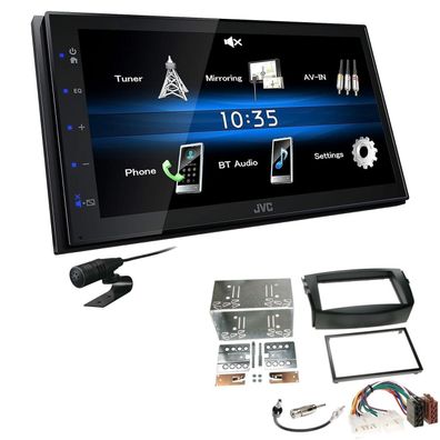 JVC 2 DIN Digital Autoradio Bluetooth USB für Toyota RAV 4 III 2006-2013 schwarz
