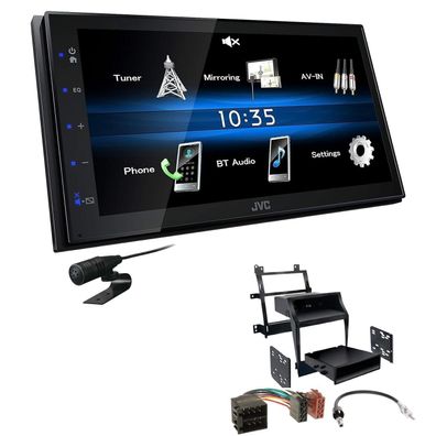 JVC 2 DIN Digital Autoradio Bluetooth für Cadillac Escalade 2007-2014 schwarz