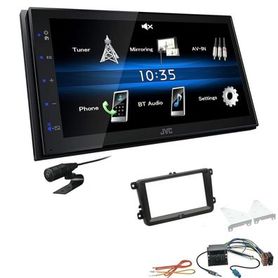 JVC 2 DIN Digital Autoradio Bluetooth für Skoda Octavia II Facelift 2009-2013