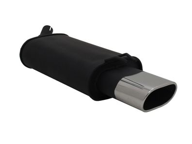 NOVUS Sportauspuff Endschalldämpfer 135x75mm passend für Renault Twingo 1 C06