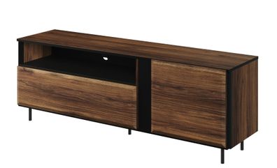 Fernsehschrank BORGA BG-03 Unterschrank 155 cm breit Tv Lowboard mit Tür und Klappe