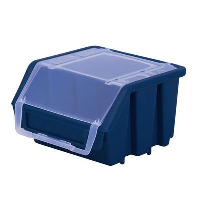 Lagerboxen Stapelboxen Sichtlagerkasten Box Ergobox 1+ Blau 117x117x75