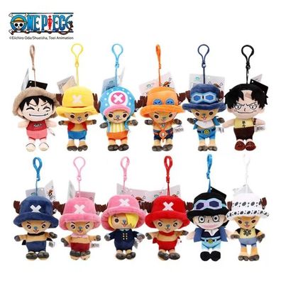 Chopper Luffy Rucksack Schlüsselanhänger One Piece Keychains Plüsch Puppe Anhänger