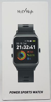 HolyHigh P1C Power Sports Watch, Fitness Tracker, Sport Uhr mit GPS, Herzfrequenzm...