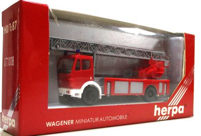 Modellauto H0 1/87 Herpa 871008 MB SK Drehleiter Feuerwehr