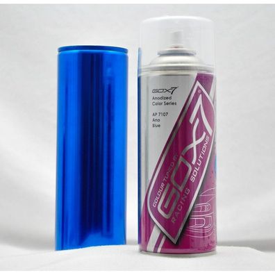 Gox7 Lackspray Decklack in ANO BLAU Hitzebeständige Farbe bis 180°C 400ml