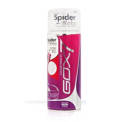Gox7 Lackspray Spider Web in SILVER WEBS Spinnennetze Spezialeffektfarbe 400ml