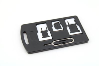 Etui und Adapter für Nano SIM und Micro SIM-Karten mit SIM Nadel Eject Pin