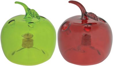 degawo Fruchtfliegen Obstfliegen Falle OHNE GIFT rot grün -sortiert- Glas Apfel