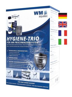 Hygiene-Trio f?r Frischwassersysteme