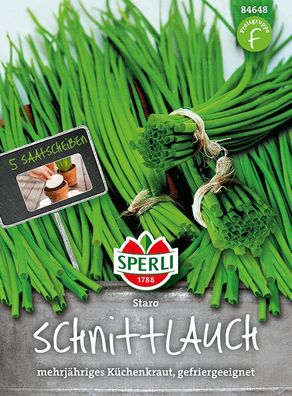 Sperli Schnittlauch Staro - 5 Saatscheiben - Kräutersamen