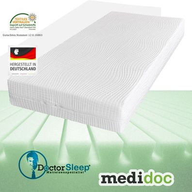 7 Zonen Comfortschaum Matratze Größe 200 x 70 x 17,5cm Bezug Milano EC H1