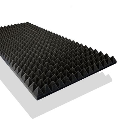 Pyramidenschaumstoff hochwertig Qualitätsschaumstoff Akustik Absorber 100x50x5cm