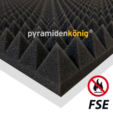 Akustik Schaumstoff PYRA 5000 HL 1A Ware Pyramidenschaumstoff 5cm FSE