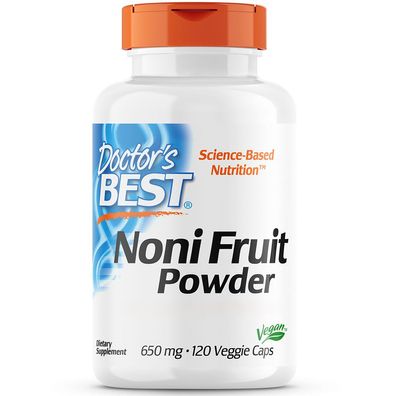 Doctor's Best, Noni Fruit Powder, 650mg, 120 Veg. Kapseln | Sonderposten