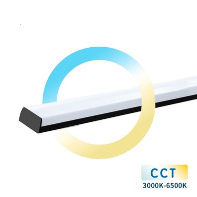 35 Watt LED Unterbaulampe Modernin Schwarz Linear|119 x 6 x 3,6 cm (LxBxH)|CCT|372...
