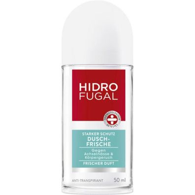 188,80EUR/1l Hidrofugal Dusch Frische Deoroller Frischer Duft Anti Transpirant 50 ml