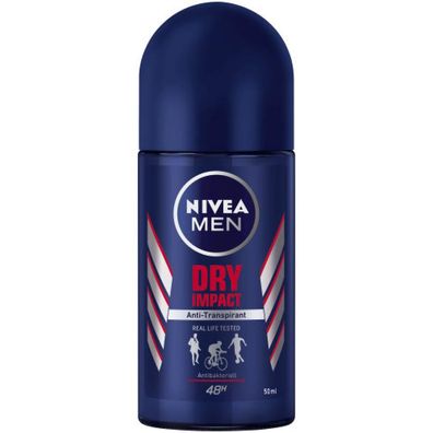 189,20EUR/1l Nivea Roll On Dry Impact 50ml Flasche Anti Transpirant