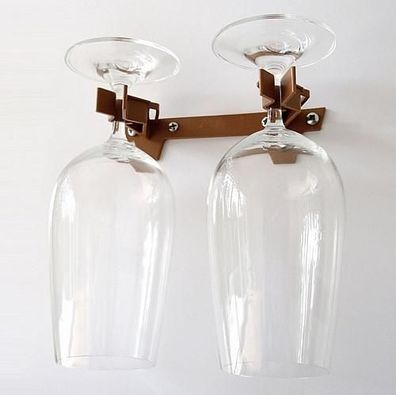 Mega-klipp Doppelglashalter Glas Halterung Glashalter