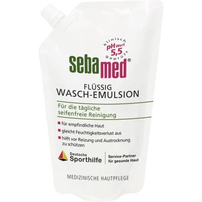 29,68EUR/1l Sebamed Fl?ssige Wasch-Emulsion 400ml Nachf?llpack