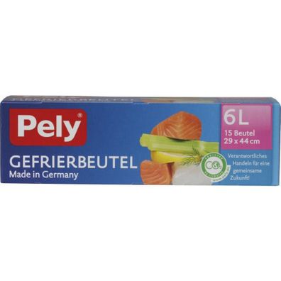 0,46 Euro pro St?ck Pely Gefrierbeutel 6L 15 St?ck made in Germany f?r unsere gemein