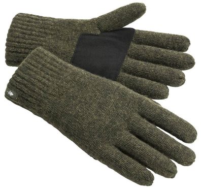 Pinewood 1122 Wool Knitted Handschuh Moosgrün Melange (194)