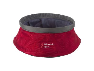 Mountain Paws Wasserschüssel, L, rot